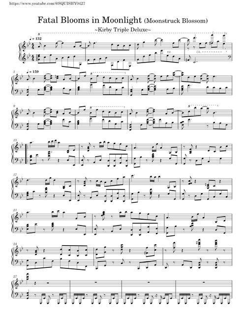 Fatal Blooms in Moonlight (Moonstruck Blossom) - Kirby Triple Deluxe