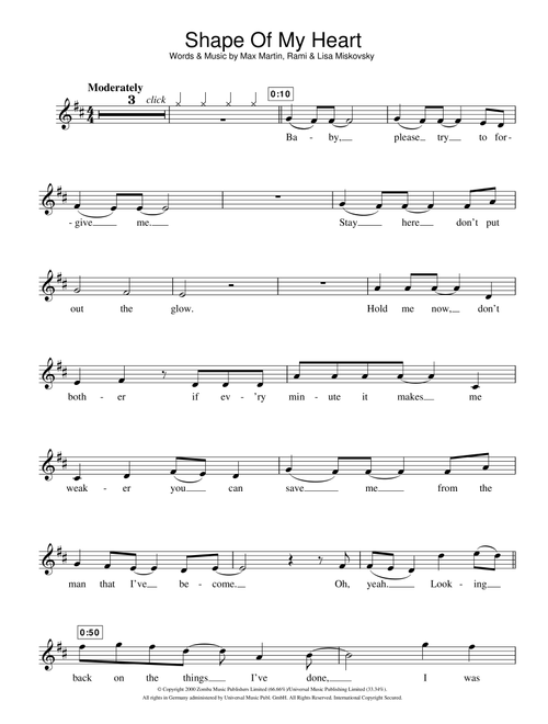 Shape Of My Heart - Backstreet Boys (Flute Solo)