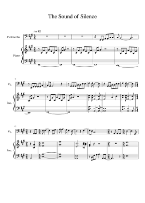 The Sound of Silence Distrubed Mixed Duet, Solo