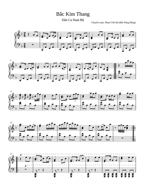 Bắc Kim Thang – Dân ca Nam Bộ Bắc Kim Thang