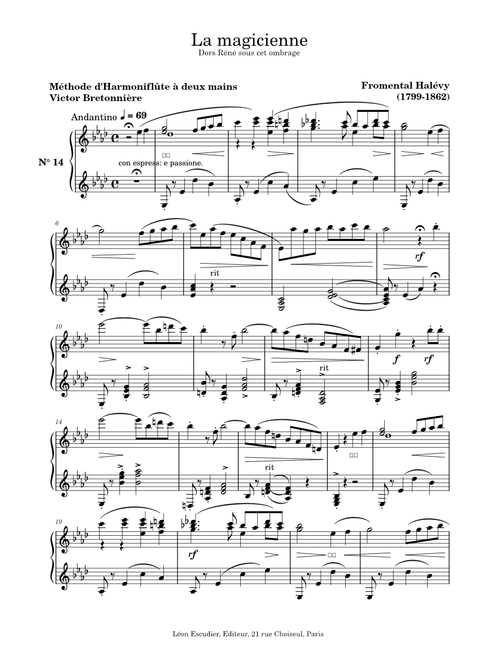 La magicienne – Fromental Halévy