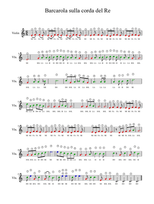 Barcarola (dai Racconti di Hoffman - J. Offenbach)