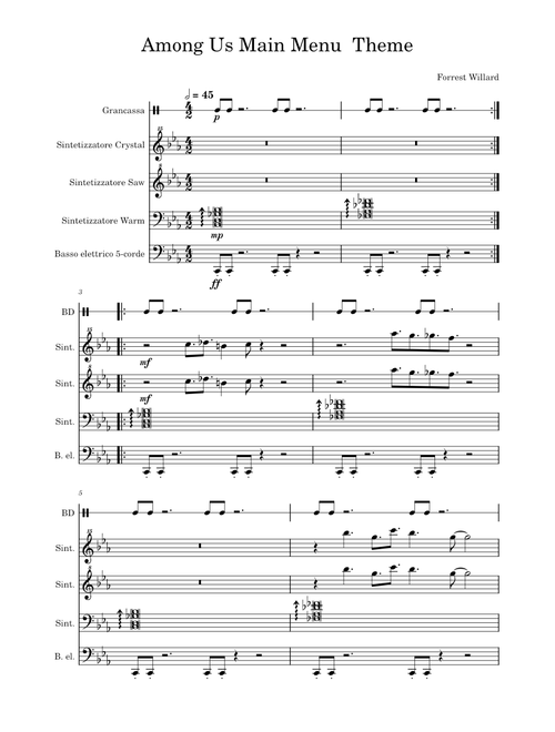 Among Us Main Menu Theme-Forrest Willard