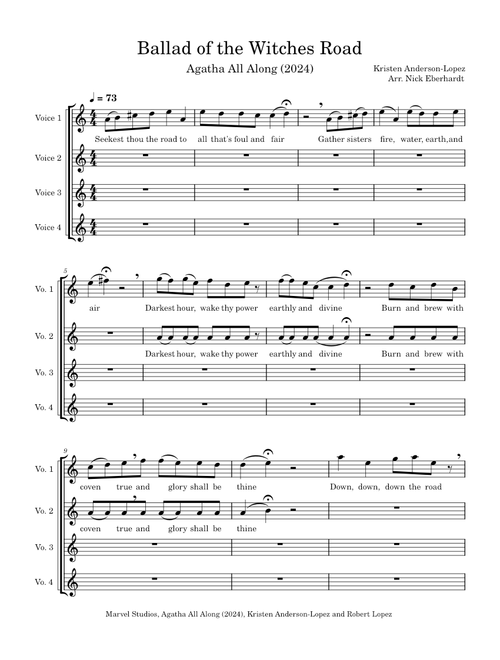 Ballad of the Witches Road (From Agatha All Along 2024)