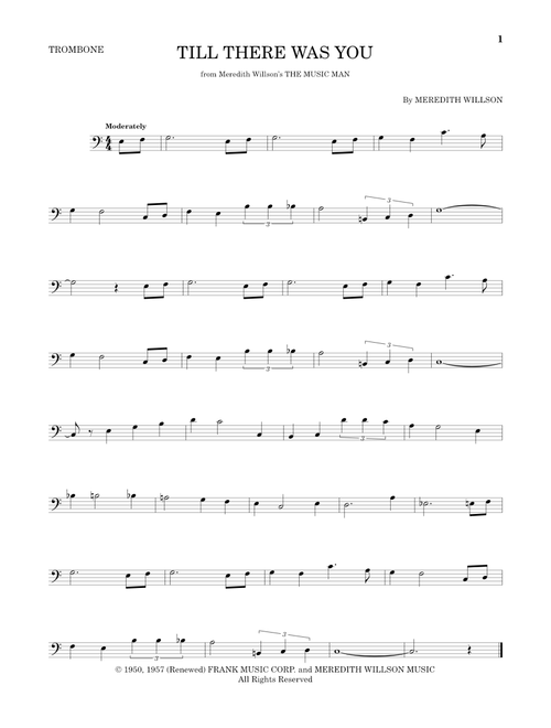 Till There Was You - The Beatles (Trombone Solo)