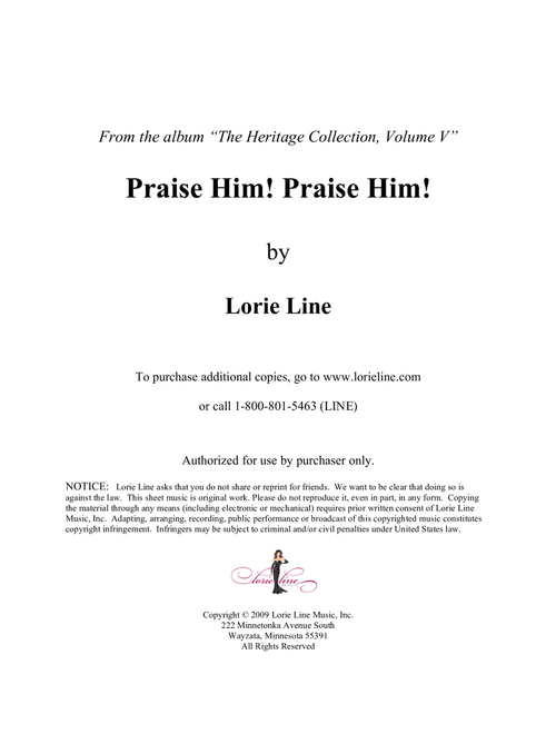 Praise Him! Praise Him! (Arr. Lorie Line) - Traditional (Piano Solo)