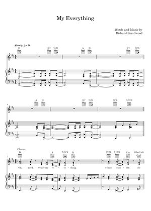 Play Official version of My Everything Sheet Music by Richard