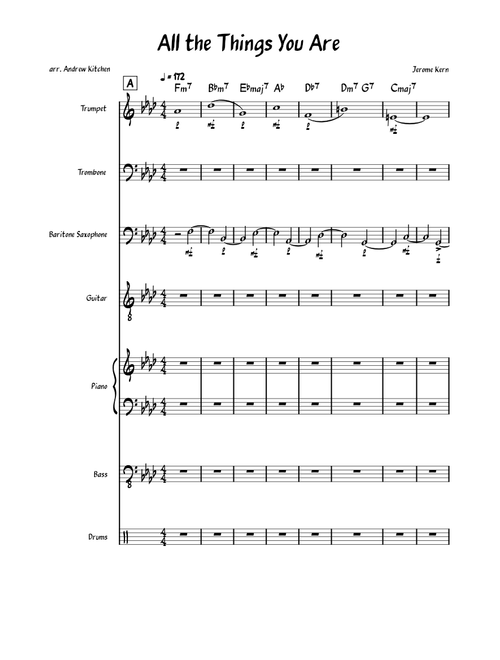 All the things you are – Jerome Kern