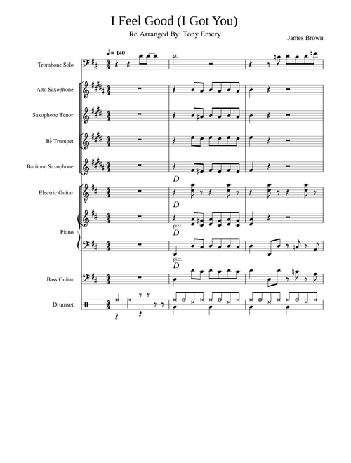 I Got You (I Feel Good) – James Brown Instrumental (Trombone Feature)
