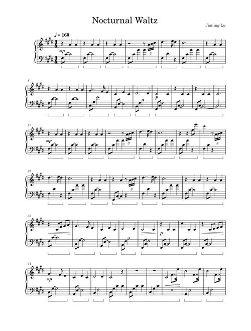 Nocturnal Waltz – Johannes Bornlöf Nocturnal Waltz