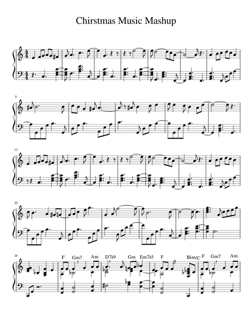 Christmas Music Mashup