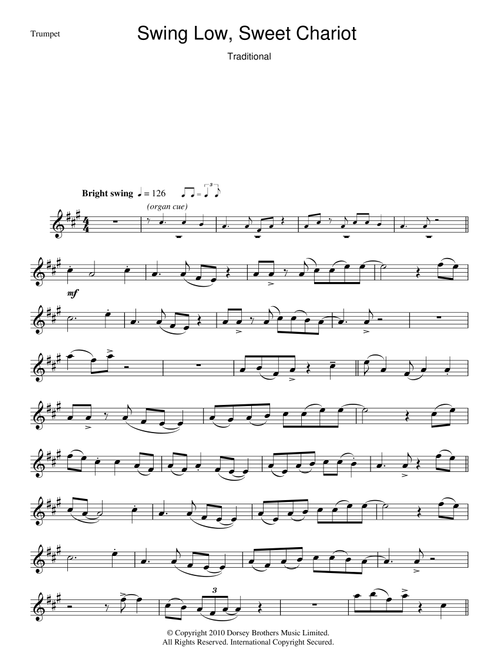 Swing Low, Sweet Chariot - African-American Spiritual (Trumpet Solo)