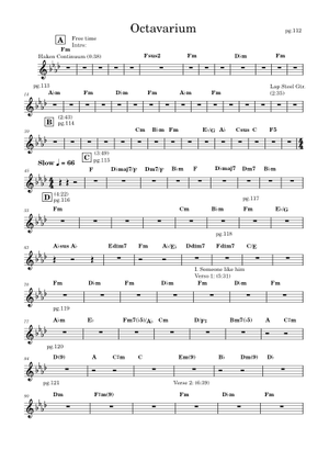 Octavarium – Dream Theater - Orchestral Cover Sheet Music and Tab