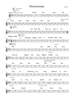 Octavarium – Dream Theater Sheet Music and Tab for Piano, Organ Octavarium – Dream Theater Sheet Music and Tab for Piano, Organ