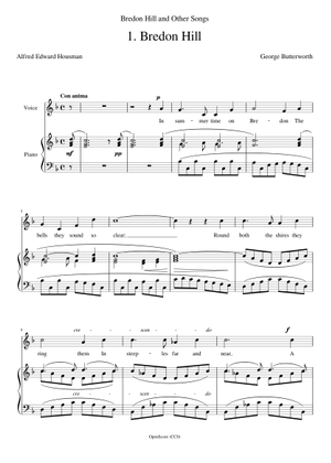 Butterworth, George - Bredon Hill and Other Songs, No.3 - When the Lad ...