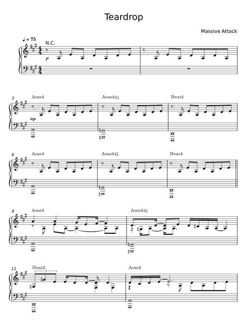 Teardrop - Massive Attack