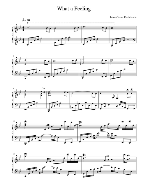 What a feeling – Irene Cara