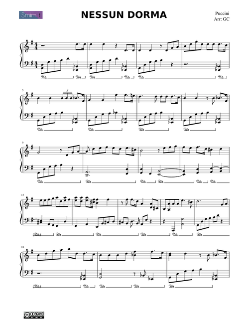Turandot: Nessun Dorma (Puccini)