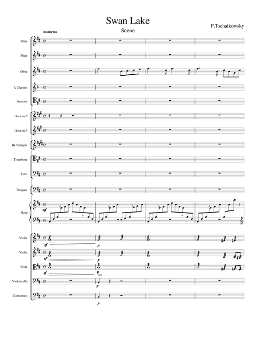 swan lake-scene