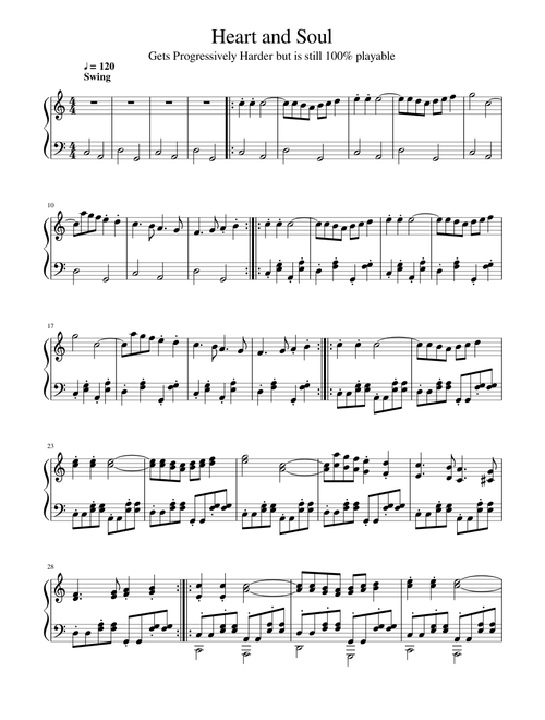 Heart and Soul (Gets Progressively Harder but is still 100% playable)
