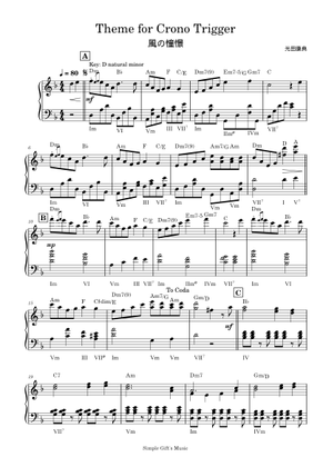 風の憧憬 – 光田康典 Sheet Music for Piano (Solo) | MuseScore.com