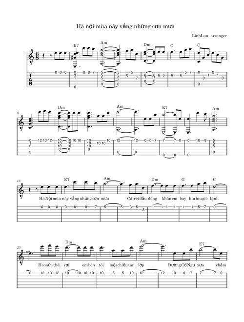 Hà Nội Mùa Vắng – Trương Quý Hải