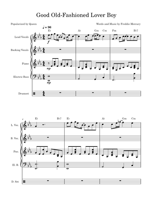 Good Old Fashioned Lover Boy – Queen