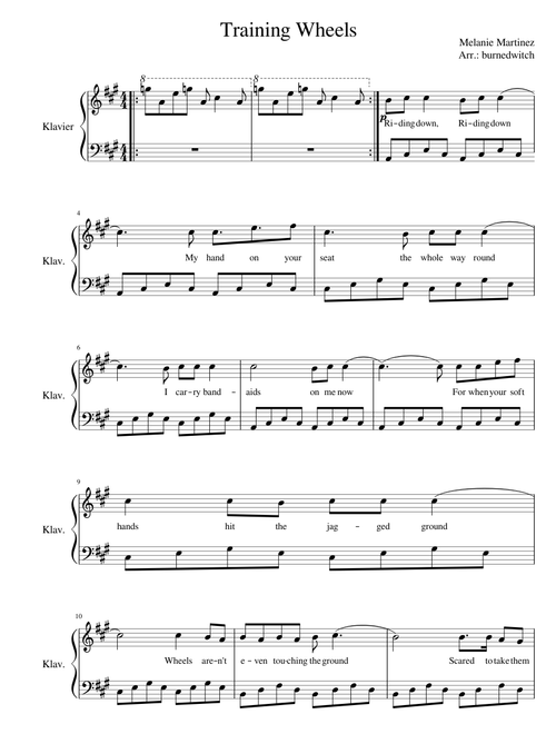 Training Wheels (piano)