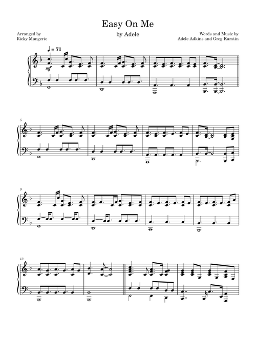 Easy On Me – Adele