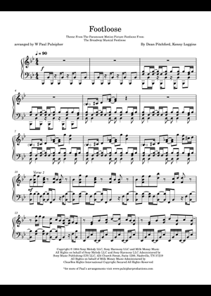 Footloose Sheet Music for Trombone (Solo) | MuseScore.com