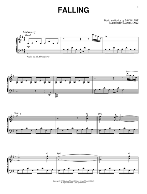 Falling - David Lanz & Kristin Amarie, David Lanz, Kristin Amarie (Piano Solo)