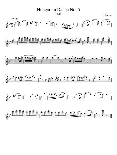 Hungarian Dance No 5