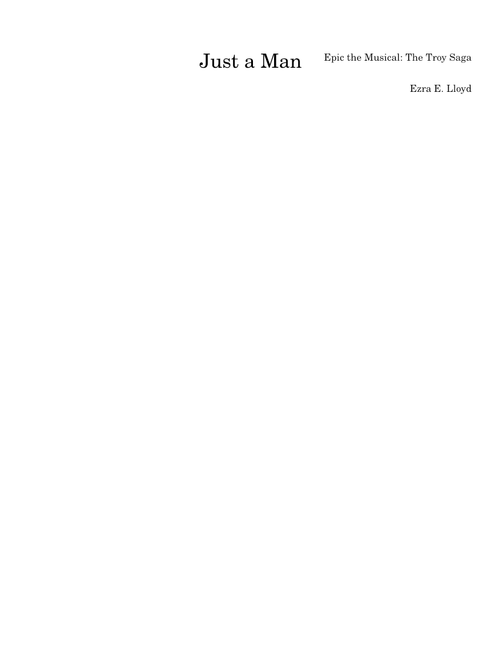 Just A Man – Jorge Rivera-Herrans