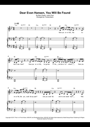 Dear Evan Hansen Vocal Selections | Spartiti Musicali Teatro - Foto 5