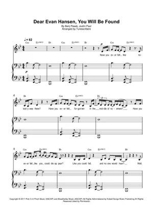 Dear Evan Hansen Vocal Selections | Spartiti Musicali Teatro - Foto 5
