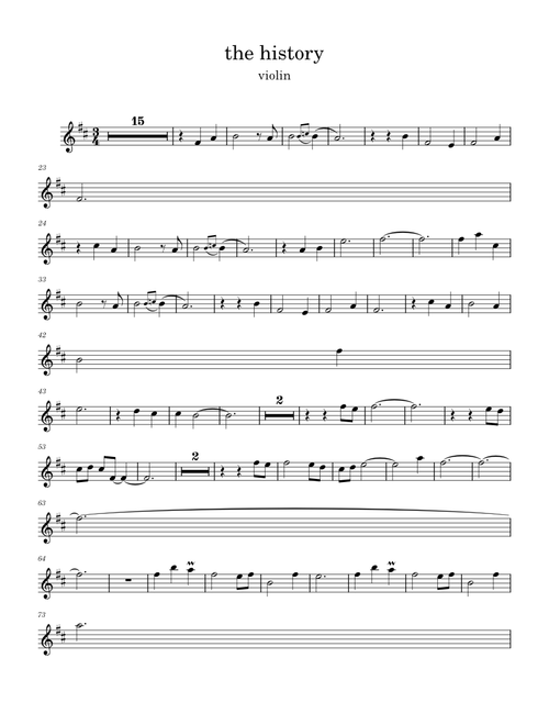 浮光 – violin