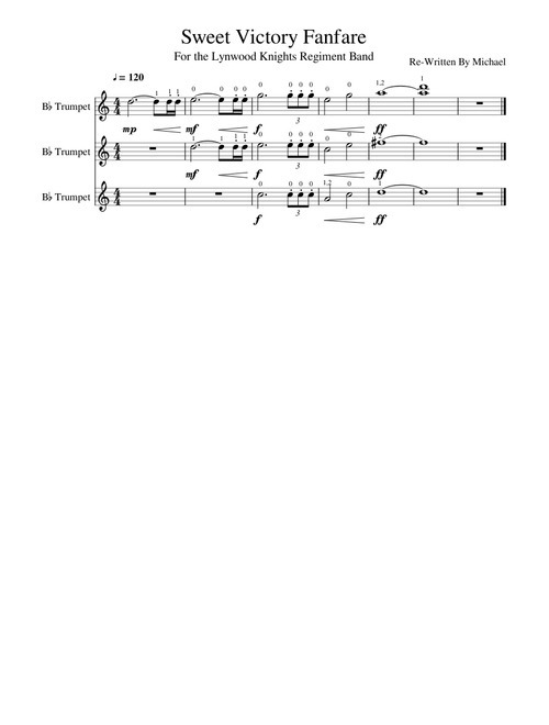 Sweet Victory Fanfare