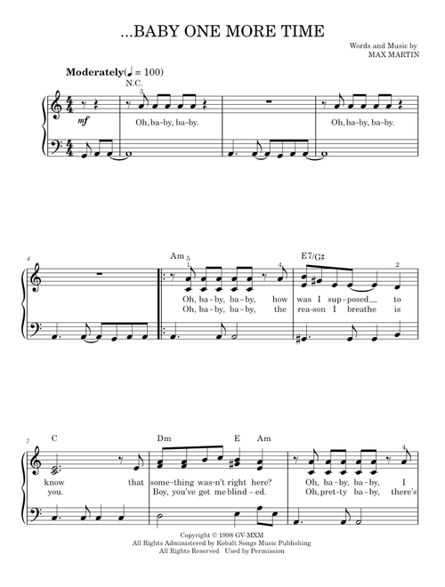 ...Baby One More Time - Britney Spears