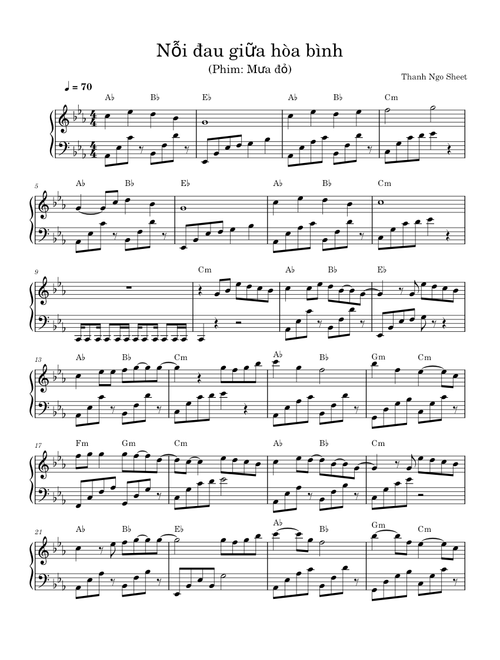 Nỗi đau giữa hòa bình – Hòa Minzy - Nguyễn Văn Chung