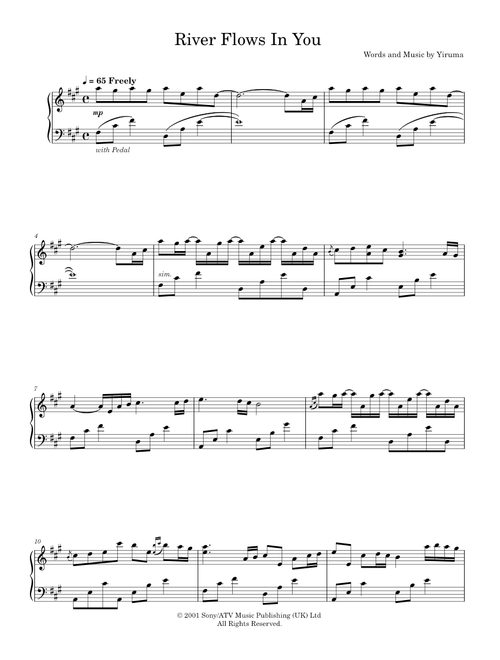 River Flows In You - Yiruma (Piano Solo)