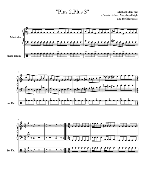 Drumline/Percussion Warm-up