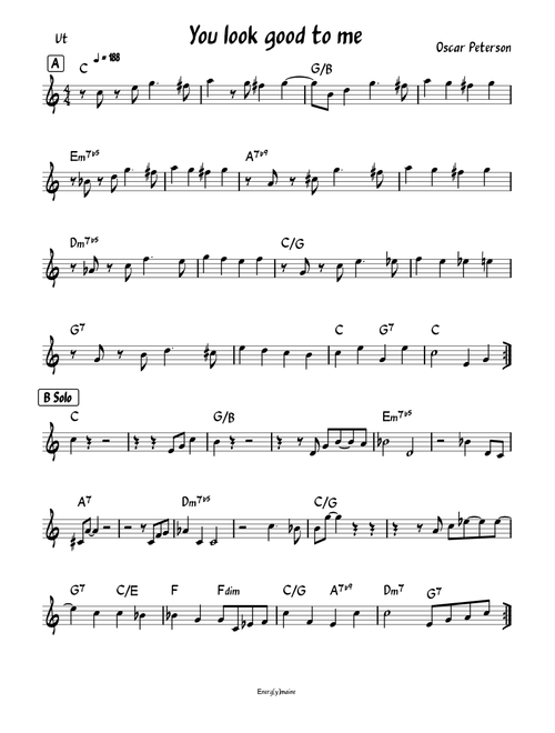 You Look Good to Me – Oscar Peterson Trio Ut