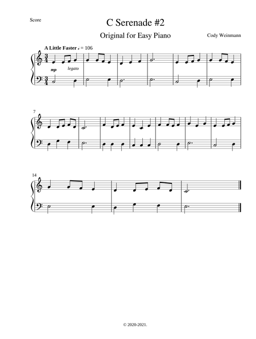 C Serenade #2