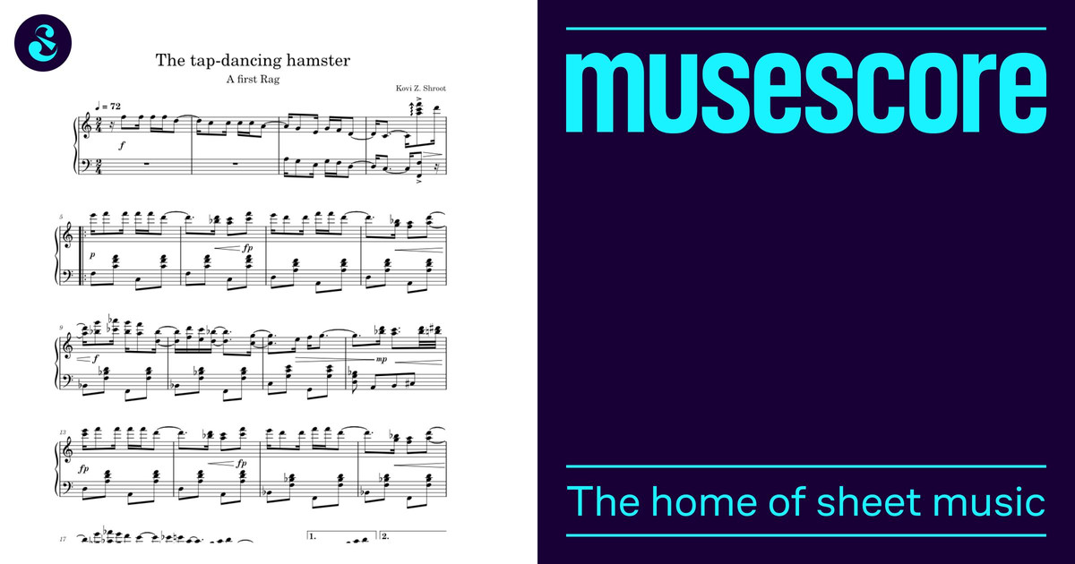 The Tap Dancing Hamster Kovi Z. Shroot Sheet music for Piano (Solo