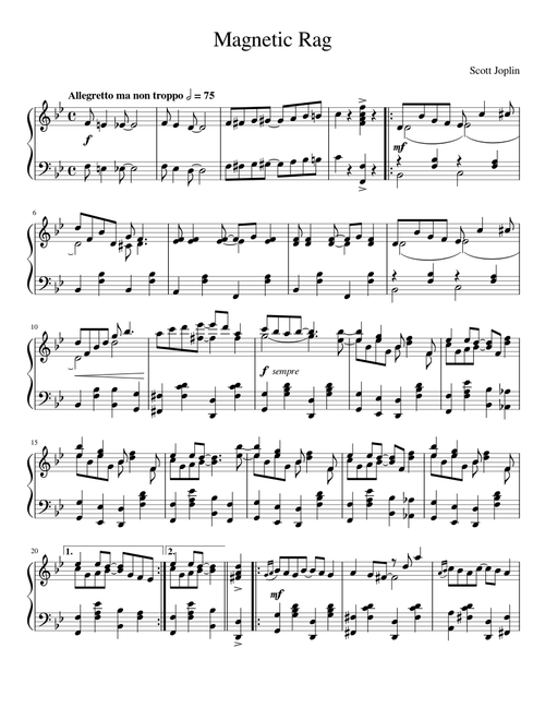 Scott Joplin - Magnetic Rag