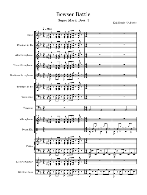 Super mario bros 3 bowser – Koji Kondo, 近藤 浩治