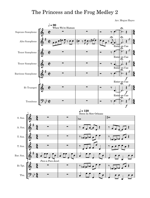 Princess and the Frog Medley – Randy Newman Princess and the Frog Medley