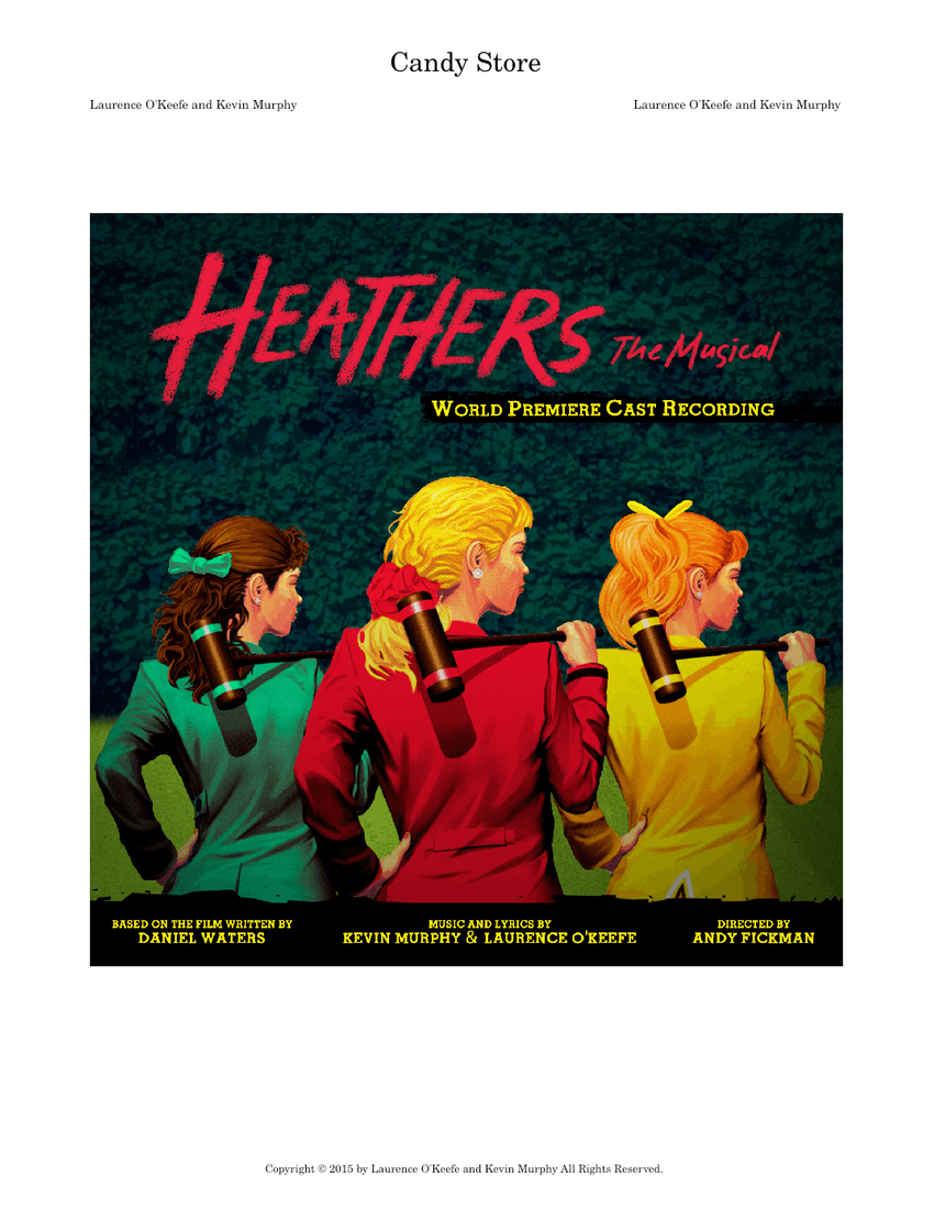 Candy Store Sheet music for Piano, Soprano, Alto, Vocals & more