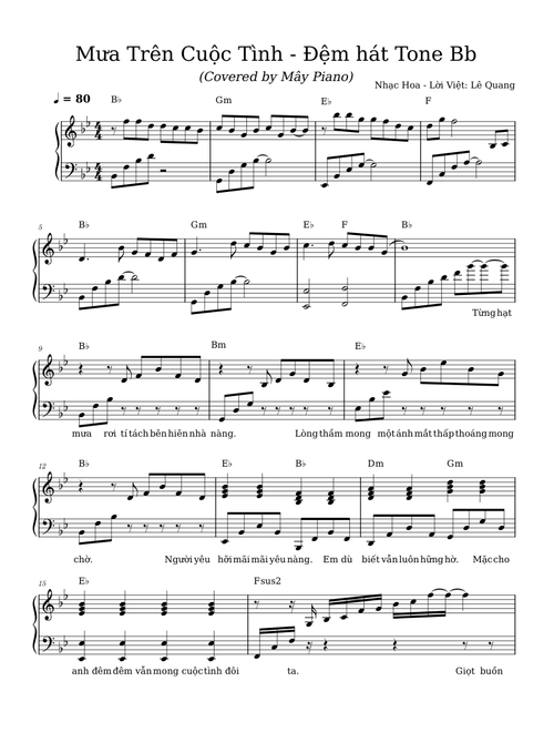 Mưa Trên Cuộc Tình – Đan Trường