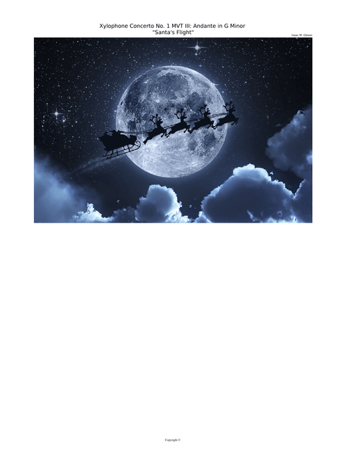 Xylophone Concerto MVT III: Andante in G Minor: Santa's Flight